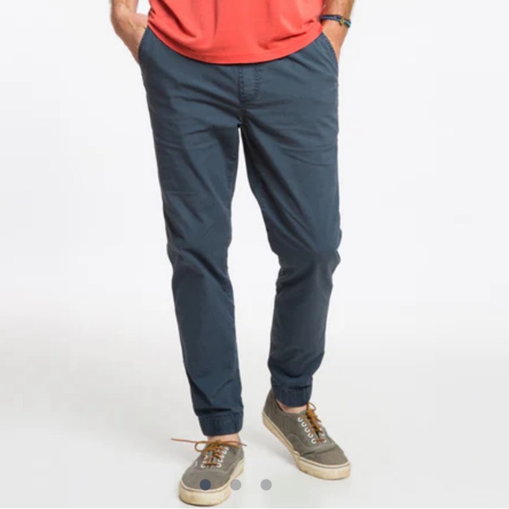 Men’s NWT Marine Layer Colton Pant Sz L - Blue Nights (Navy)